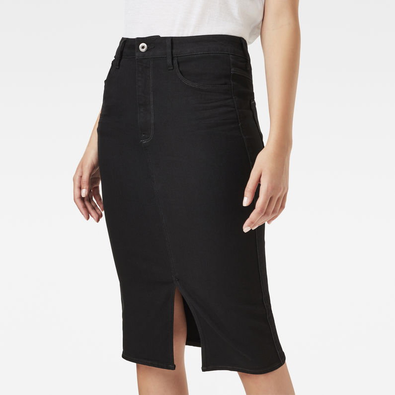 g star raw denim skirt