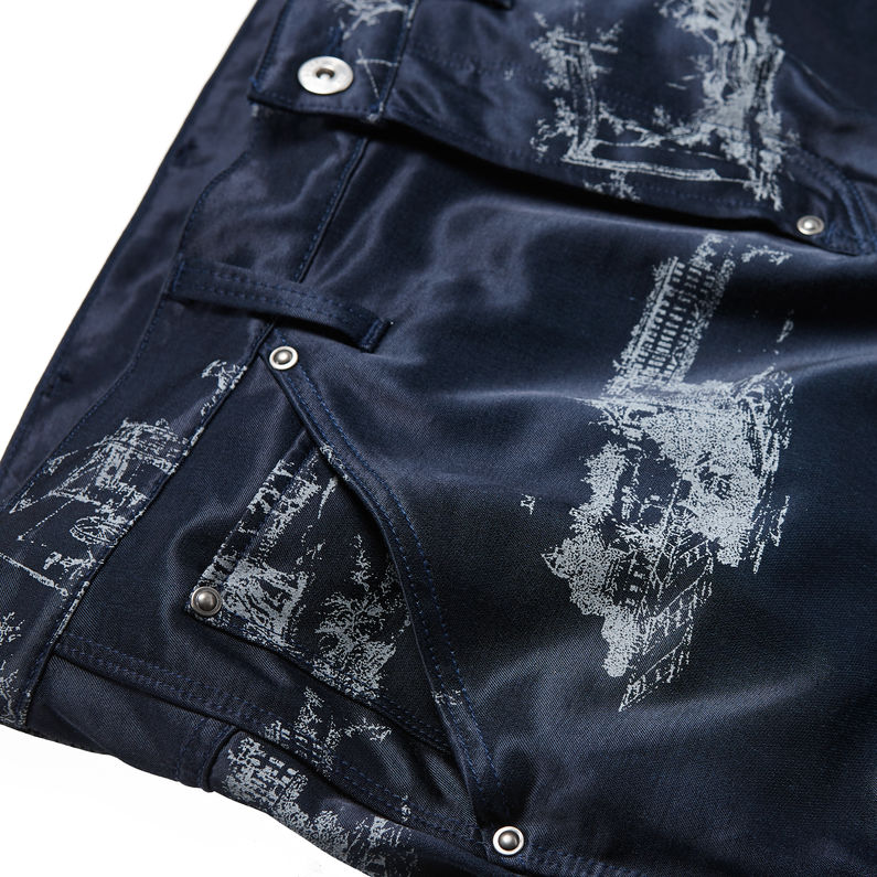 G-Star RAW® Pharrell Williams x G-Star Elwood X25 3D Tapered Men’s Jeans Dunkelblau