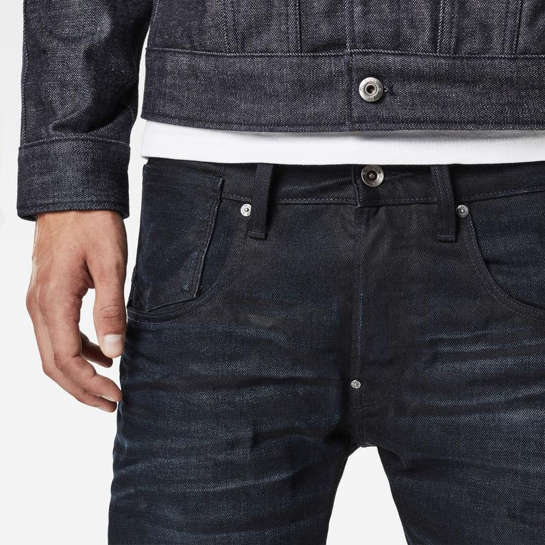 A-Crotch 3D Tapered Jeans