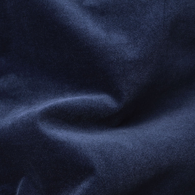 G-Star RAW® 3301 Straight Cropped Jacket Bleu foncé fabric shot