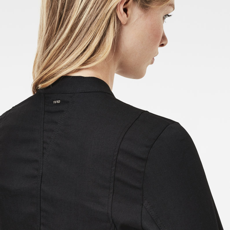 G-STAR® Lynn Dress Azul oscuro detail shot