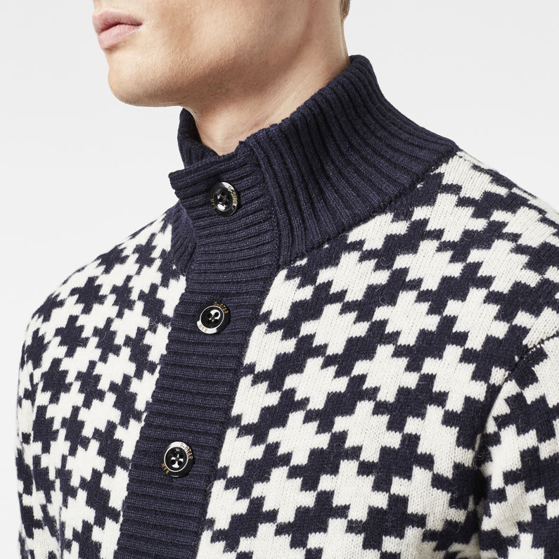 G-STAR® Evalak Jacquard Cardigan Dark blue