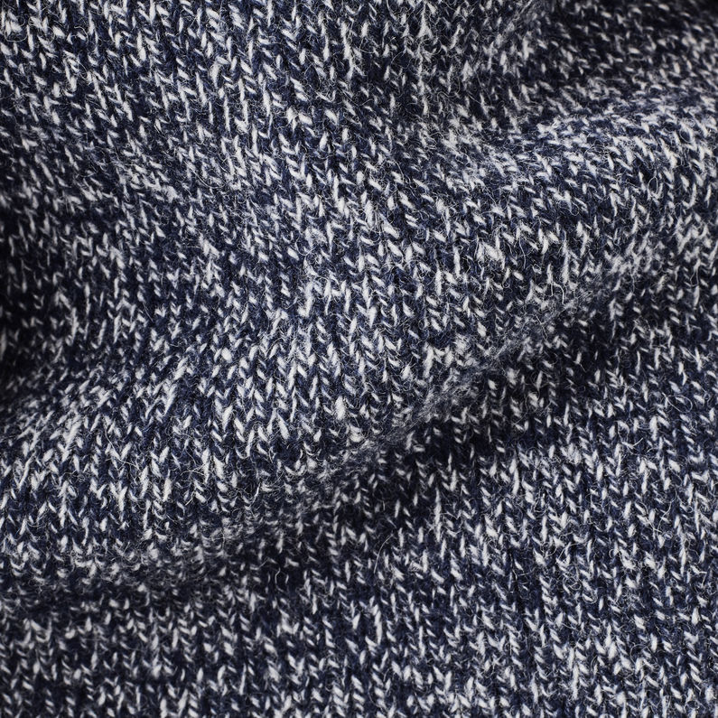 G-Star RAW® Lokora Cardigan Knit Bleu foncé fabric shot