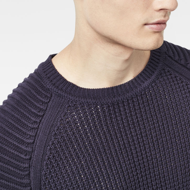 G-Star RAW® Suzaki Knit Dark blue detail shot
