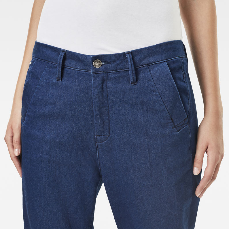 G-Star RAW® Bronson Low Waist Boyfriend Chino Dark blue detail shot