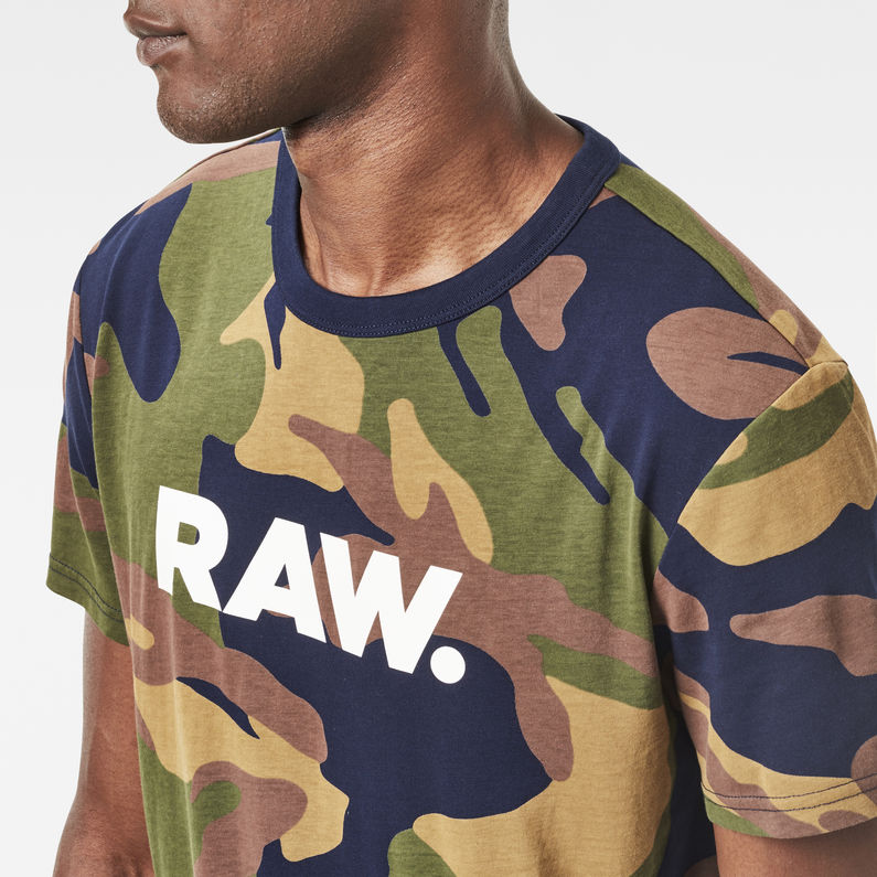 G-Star RAW® Tolban Pattern T-Shirt Green detail shot