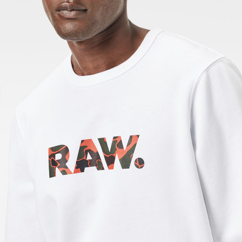 G-Star RAW® Riezr Sweater Blanc detail shot
