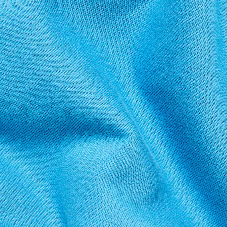 G-Star RAW® Xondo Hooded Zip Sweater Medium blue fabric shot