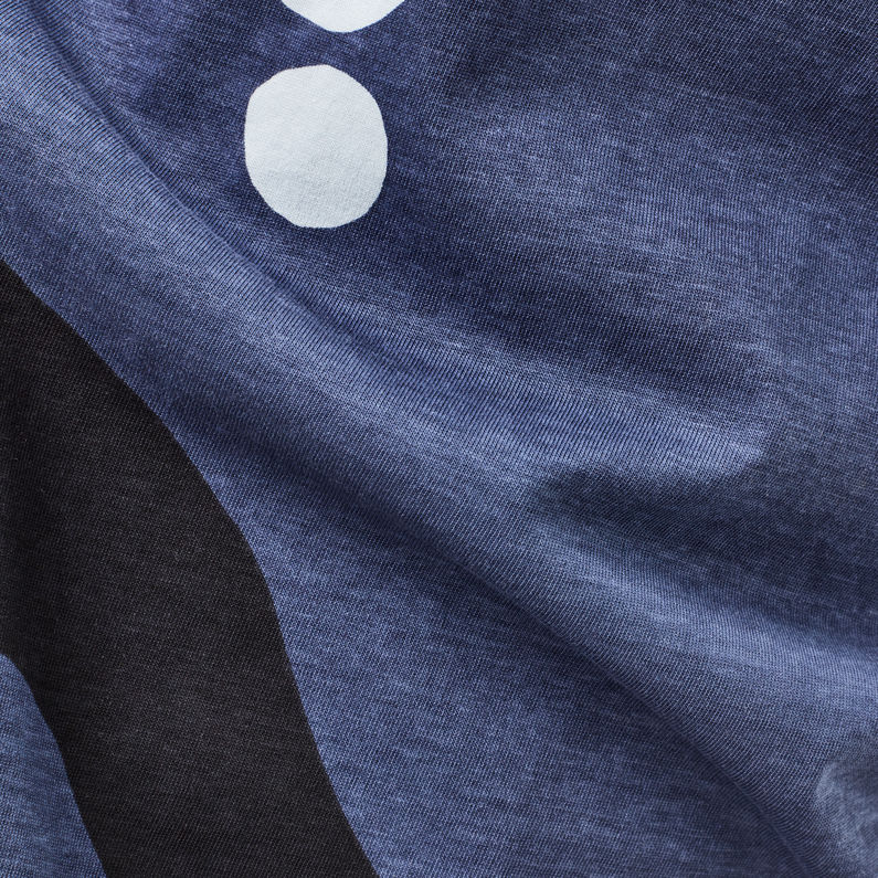 G-Star RAW® Hifton Pattern T-Shirt Lichtblauw