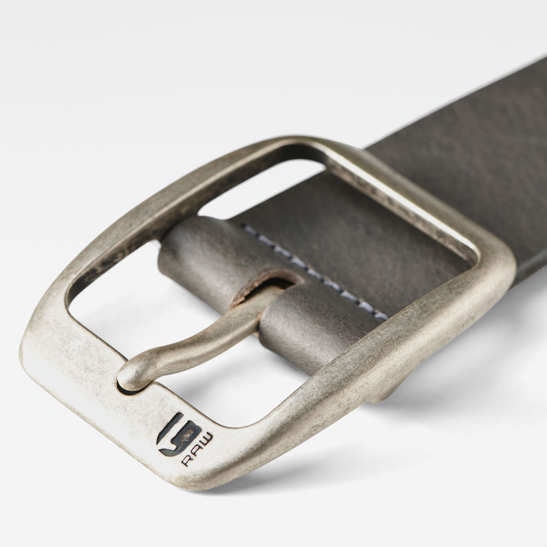 G-Star RAW® Ladd Belt Grey detail shot buckle