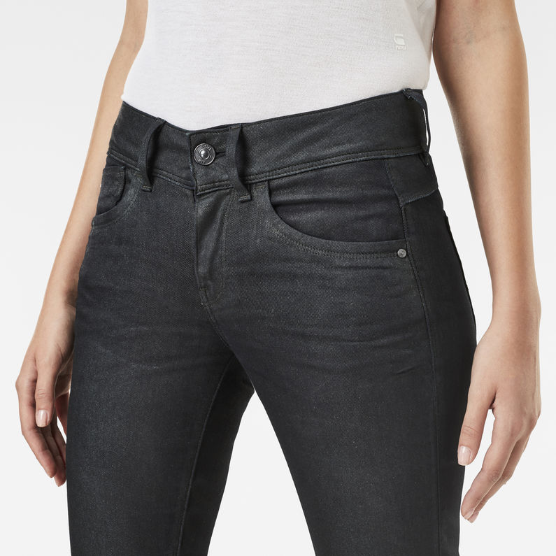 G-STAR® Lynn Mid Waist Skinny Jeans Black