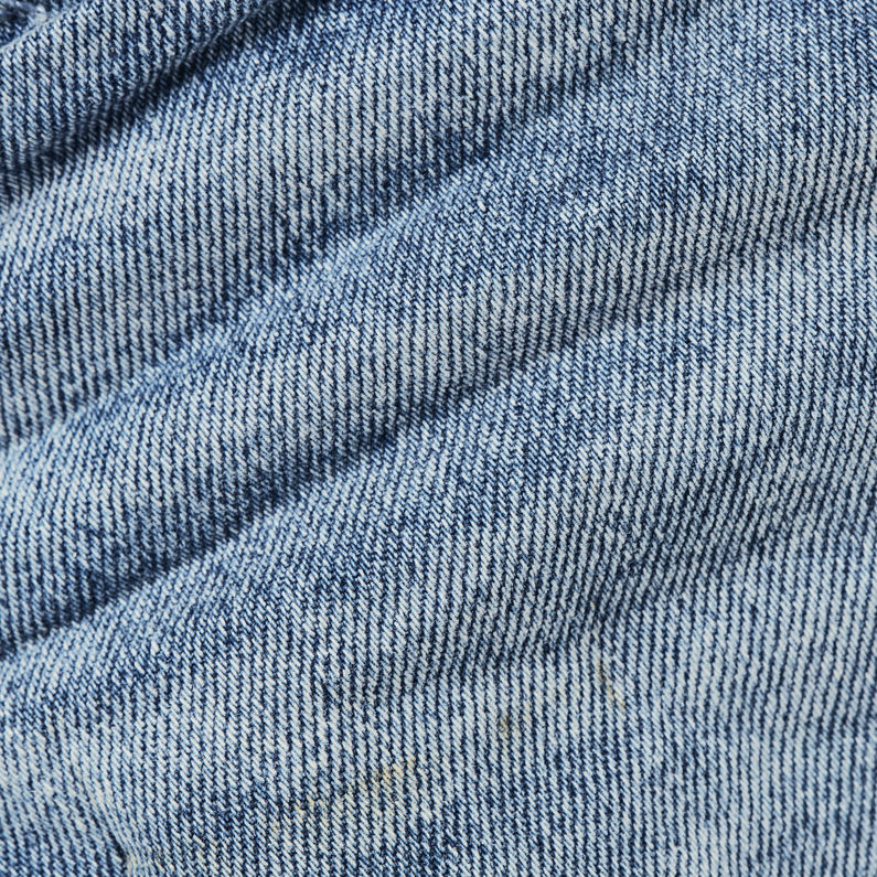 G-Star RAW® 3301 Mid Waist Shorts Medium blue fabric shot