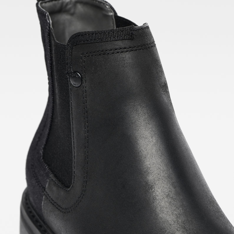 G-Star RAW® Warth Chelsea Boots Zwart detail
