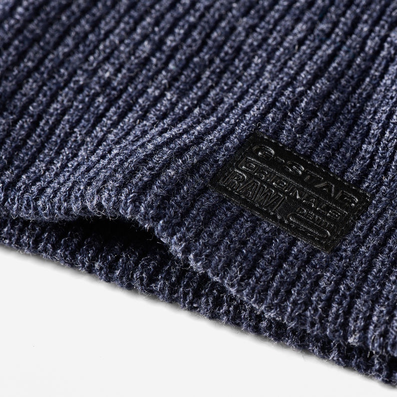 G-STAR® Cart Beanie Dark blue detail shot buckle