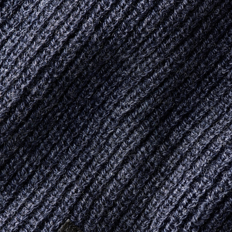 G-Star RAW® Cart Beanie Dark blue fabric shot