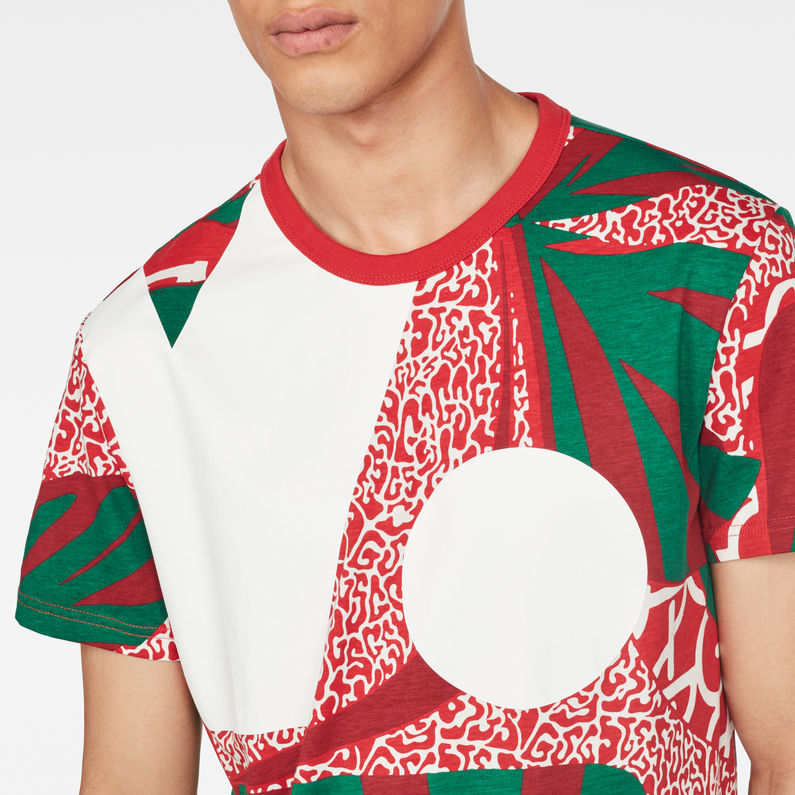 G-Star RAW® African X25 Print T-Shirt Multi color detail shot