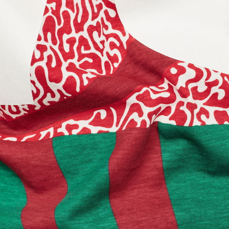 G-Star RAW® African X25 Print T-Shirt Multi color fabric shot