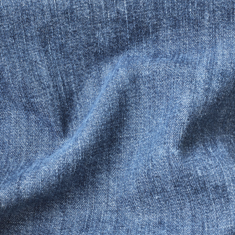 G-Star RAW® Blake Prestored Boyfriend Overcoat Medium blue fabric shot