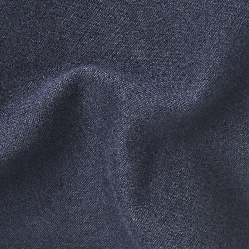 G-Star RAW® Type C Clean Overshirt Bleu foncé fabric shot