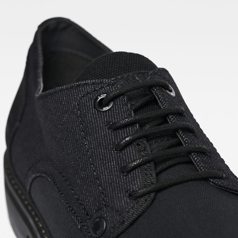 G-Star RAW® Warth Derby Lace-Ups Black detail