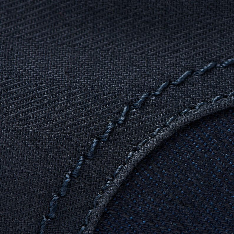 G-Star RAW® Warth Derby Lace-Ups Bleu foncé fabric shot