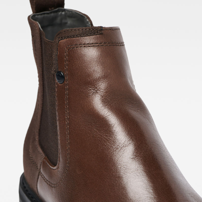 G-STAR® Warth Chelsea Boots Brown detail
