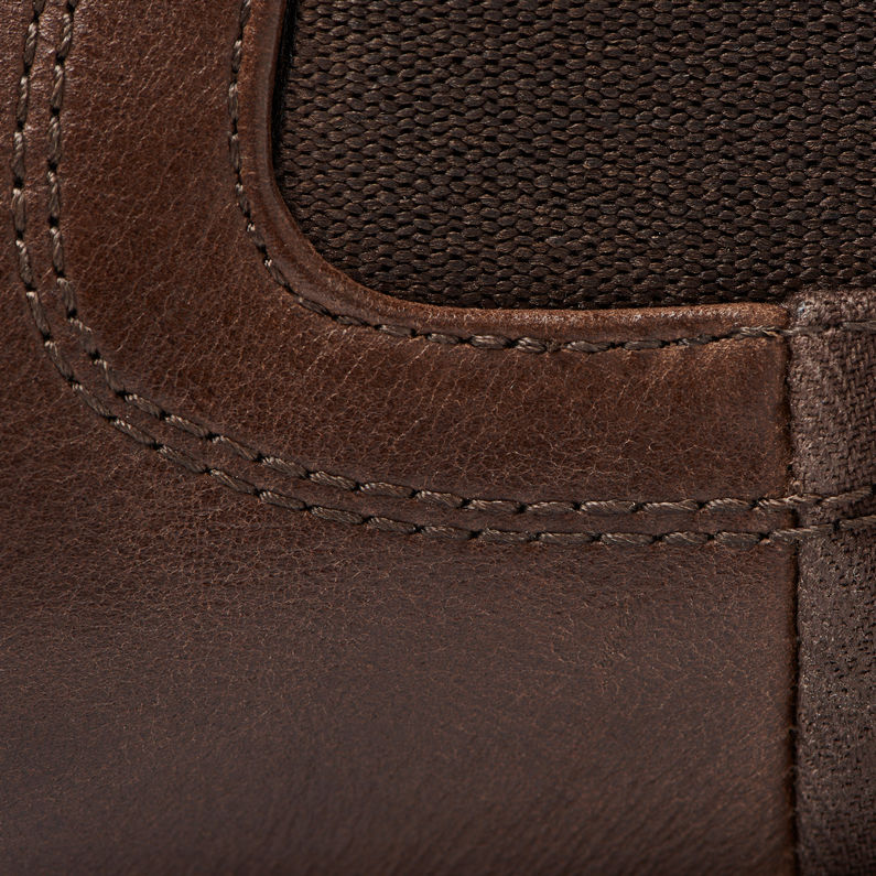 G-STAR® Warth Chelsea Boots Brown fabric shot