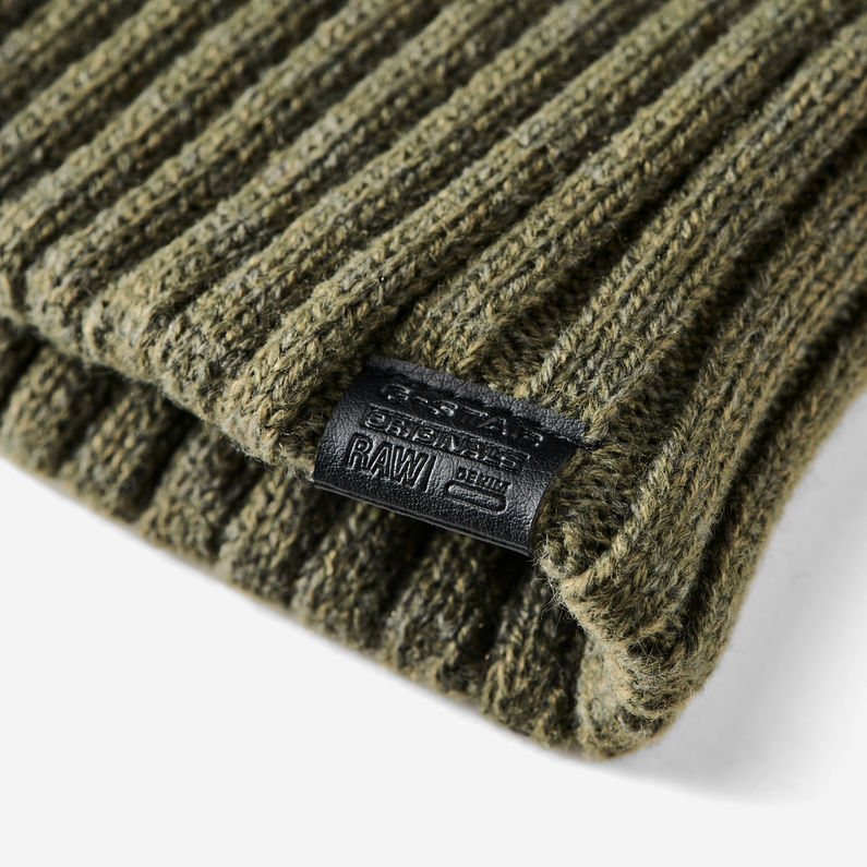 G-Star RAW® Xemy Beanie Green detail shot buckle