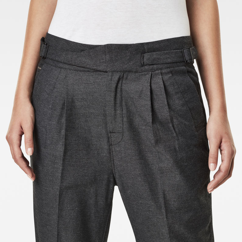 G-STAR® Bronson Army Mid Waist Boyfriend Chino Grey detail shot