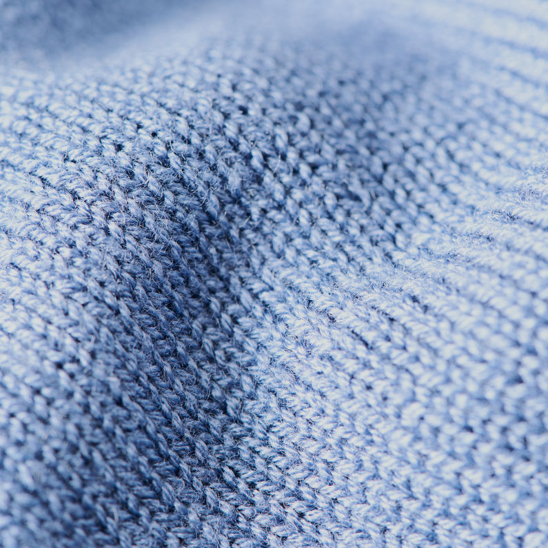 G-Star RAW® Iljun Beanie Medium blue detail shot buckle