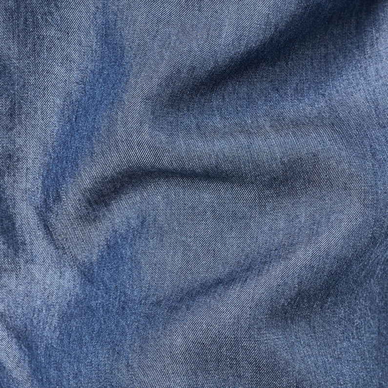 G-Star RAW® Tacoma Shirt Dress Azul intermedio fabric shot