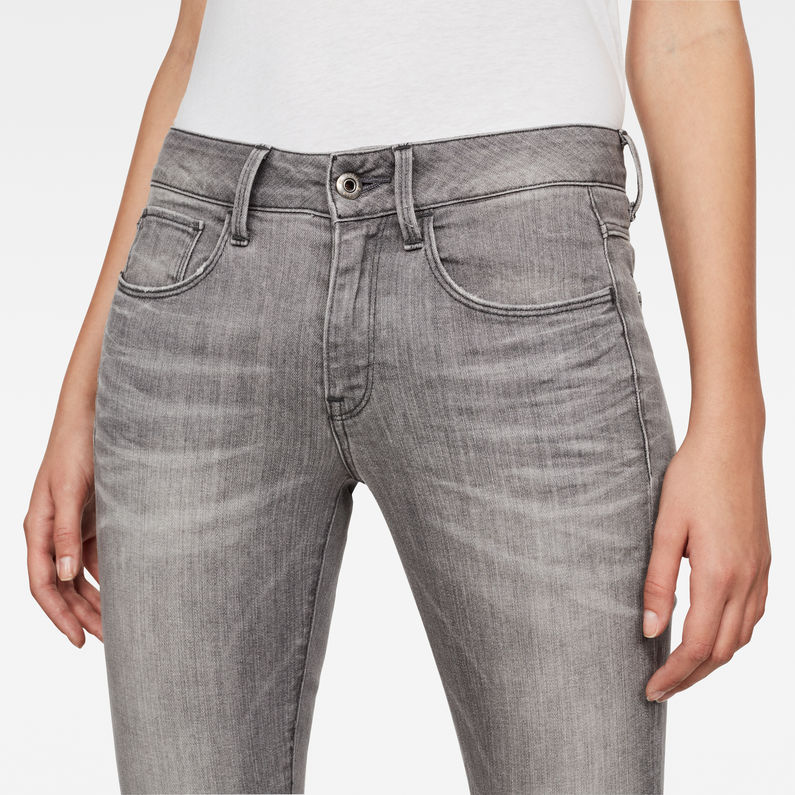 G-STAR® 3301 Deconstructed Mid Waist Straight Jeans Mittelblau