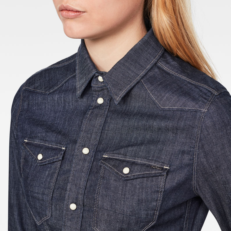 G-Star RAW® Tacoma Slim Shirt Donkerblauw