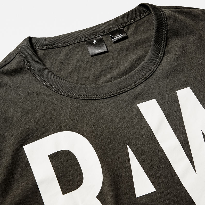 G-Star RAW® Heck T-Shirt Grey detail shot