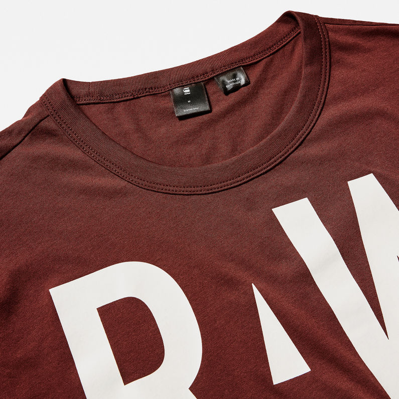 G-Star RAW® Heck T-Shirt Red detail shot