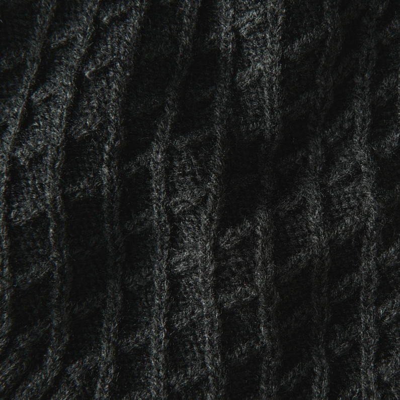 G-Star RAW® Luza Beanie Noir fabric shot