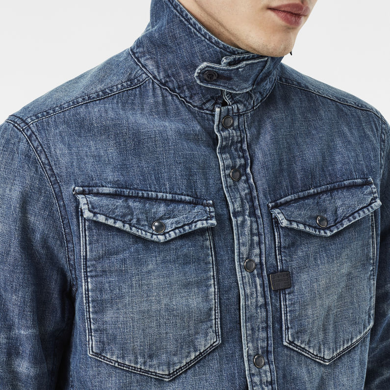 g star denim shirt mens