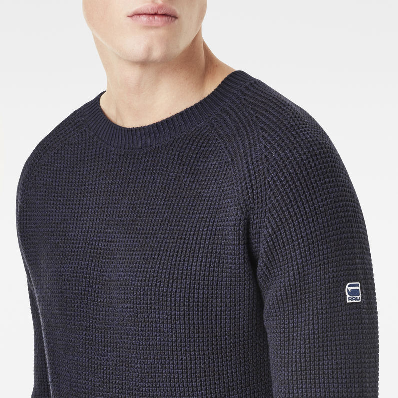 G-Star RAW® Jayvi Knit Dark blue detail shot