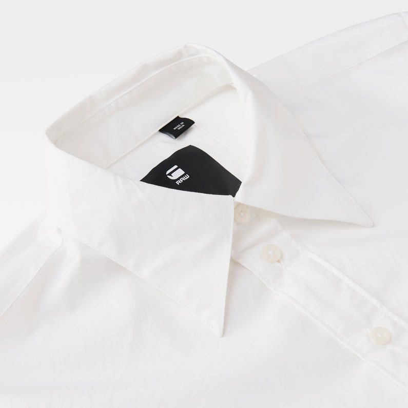 G-Star RAW® Core Cropped Straight Shirt Blanc