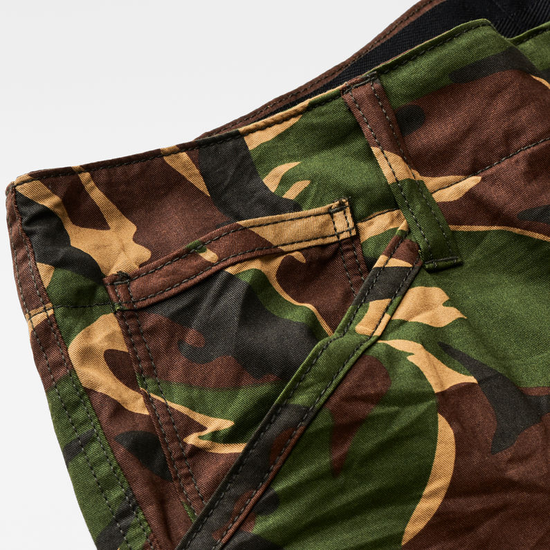 G-Star RAW® Rovic Loose 1/2-Length Shorts Green detail shot