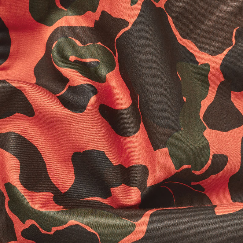 G-STAR® Ospak Submarine Hooded Jacket Orange fabric shot