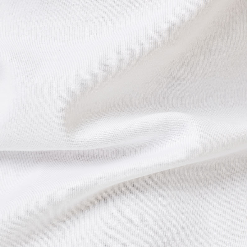 G-Star RAW® Daplin Slim T-Shirt White fabric shot