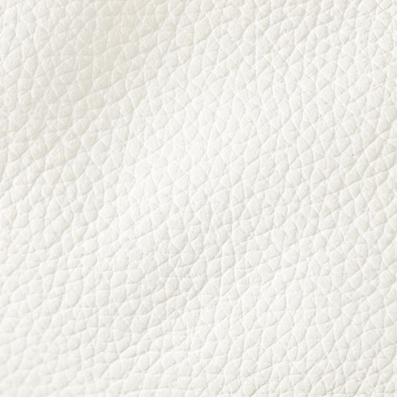 G-Star RAW® Mozoe Leather Backpack Blanc fabric shot