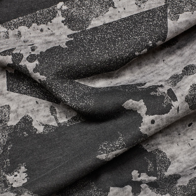 G-Star RAW® Trozera Straight T-Shirt Grey fabric shot
