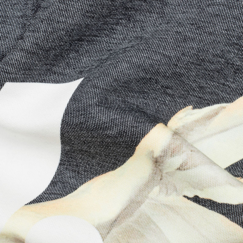 G-Star RAW® Cropped 1 Sweater Grey fabric shot