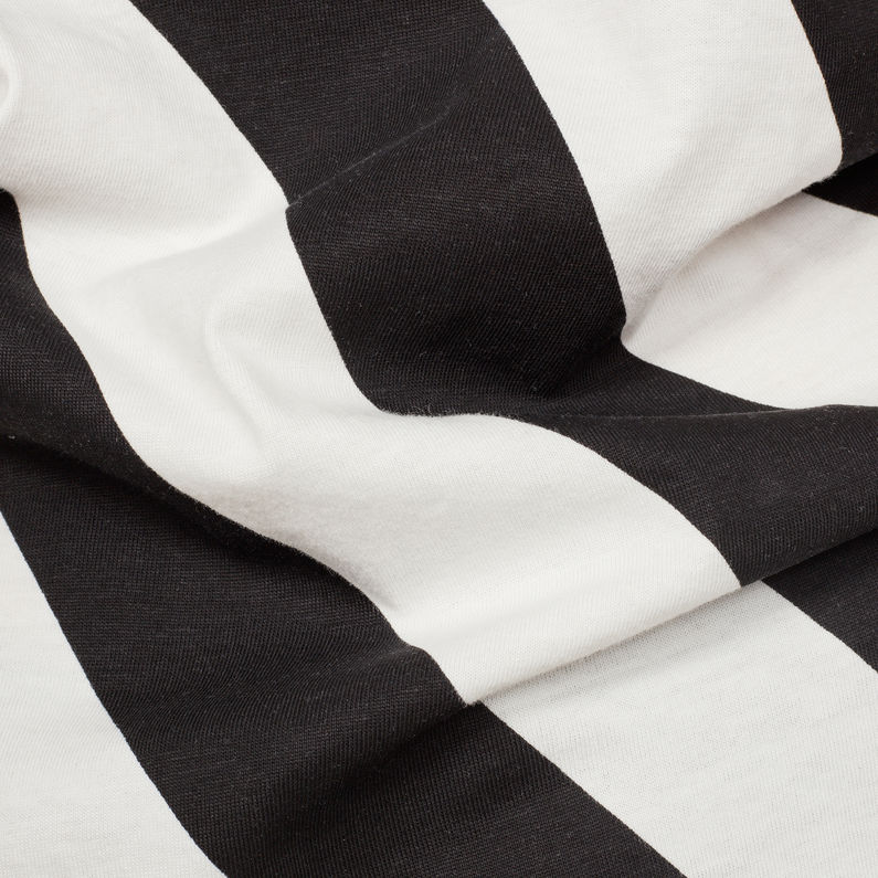 G-Star RAW® Dazzle Camouflage X25 Print Straight T-Shirt White fabric shot