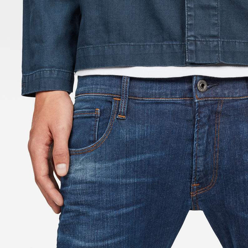 G-STAR® 3301 Deconstructed Skinny Jeans Dunkelblau