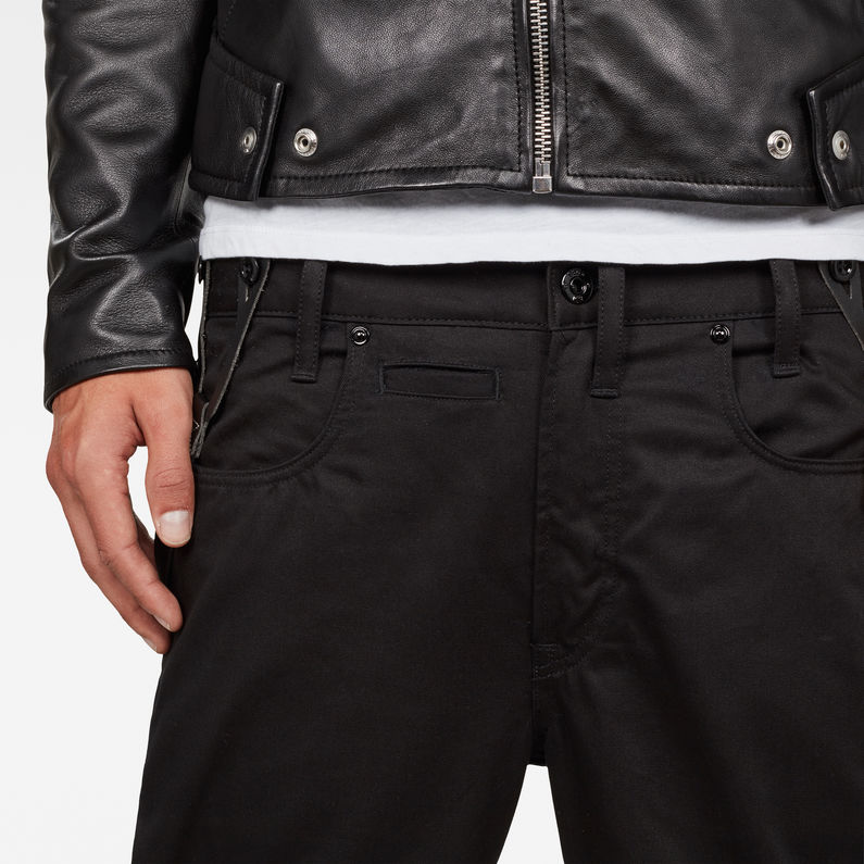 G-Star RAW® D-Staq Tapered Braces Chino Black detail shot