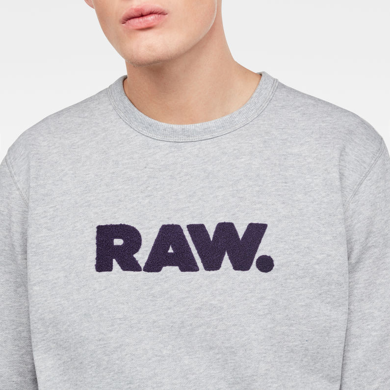 G-Star RAW® Hodin Sweater Grey detail shot