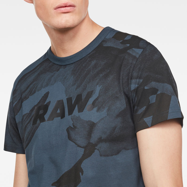 G-Star RAW® Bonded 3 T-Shirt Dark blue detail shot